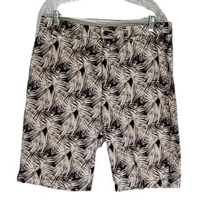 Kim Rogers- Shorts Tan and black. Plus size 16